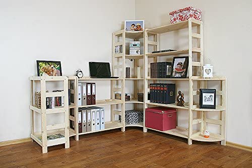 Das beste speisekammer regal 1 Regalsystem aus Holz für Speisekammer mit mehren Produkten