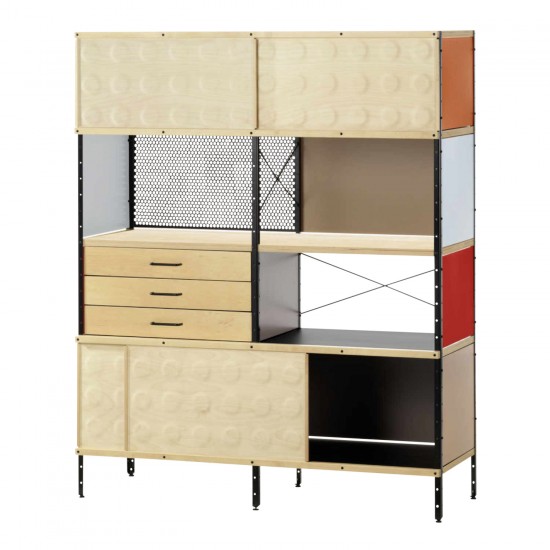 Die schönsten designer regale fürs wohnzimmer 3 großes Designer Regal aus Holz bunt