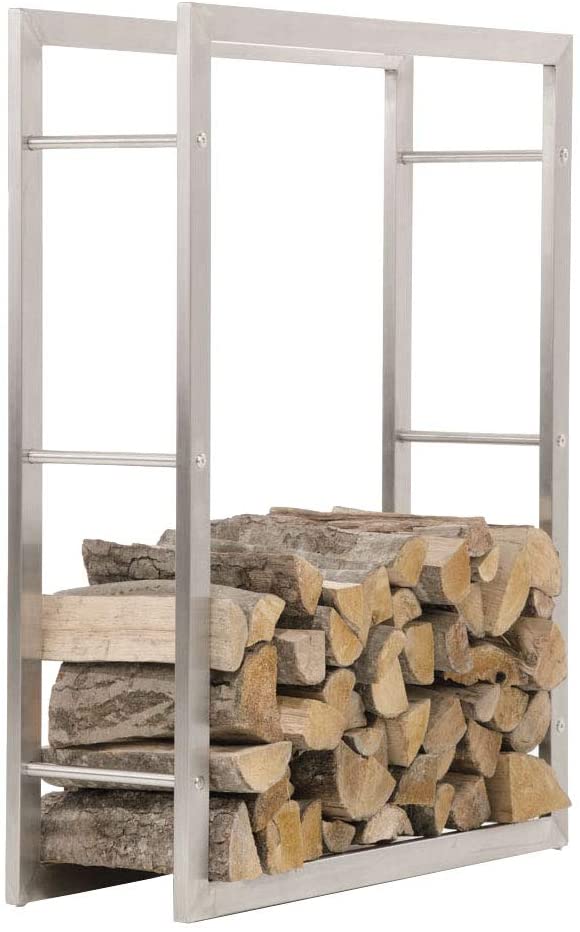 Brennholzregal für innen / kaminholzregal außen- ratgeber 7 Brennholzregal aus Edelstahl